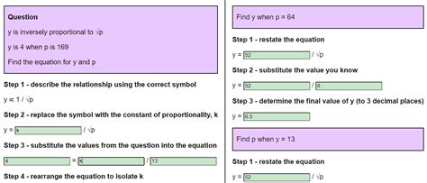 Image result for Direct and Inverse Proportionality Worksheet