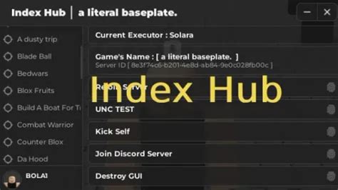 Image result for How to Script a Index in Roblox Studio