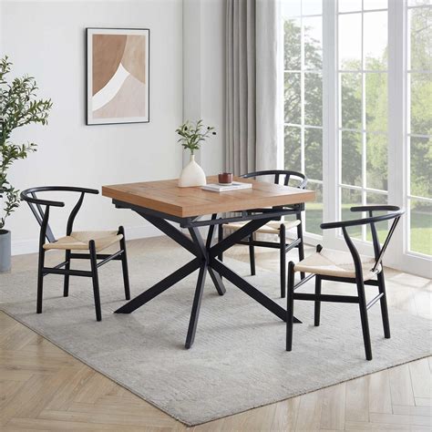 Afbeeldingsresultaten voor 4 Seater Square Extendable Dining Table