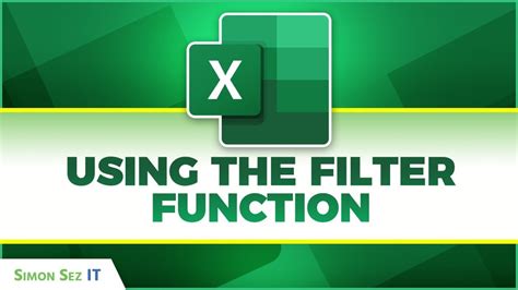 Excel 365 Filter Function に対する画像結果