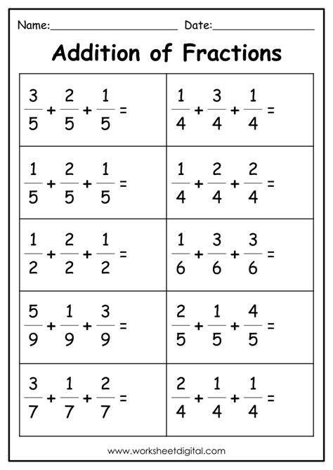 Toradh íomhá ar Adding Fractions with Mixed Numbers Worksheet