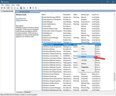 Image result for Audio Service Not Running