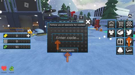 Toradh íomhá ar Code Sled Simulator Roblox
