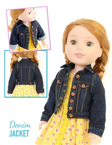 Free Patterns for Denim Jacket Doll に対する画像結果