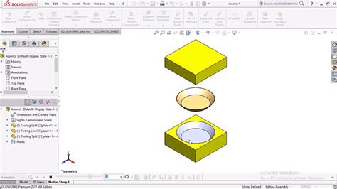Toradh íomhá ar Tutorial SolidWorks 2020 Pattern