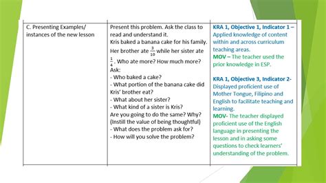 Sample Lesson Exemplar with Annotation に対する画像結果