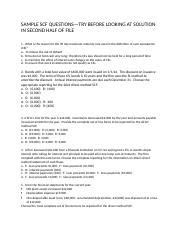 SCF Sample Problem and Solution に対する画像結果