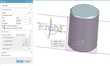 Image result for NX Curve Text