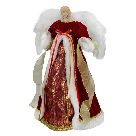 Toradh íomhá ar Angel Tree Topper Red Dress