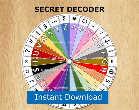 Secret Code Wheel に対する画像結果