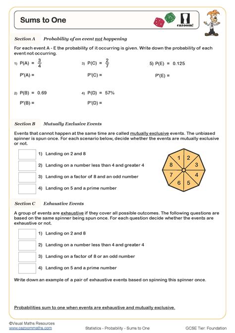 Toradh íomhá ar Probability Mutually Exclusive Visual