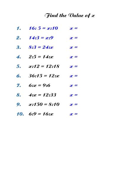 Image result for Cross Multiplication Worksheet