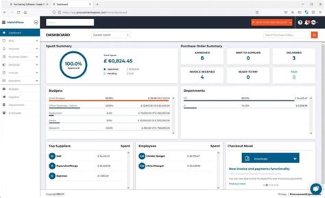 Image result for Procurement Software Screen Short