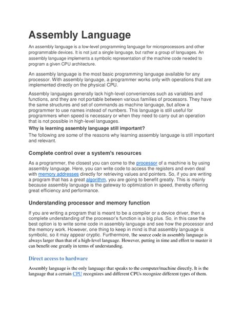 Image result for Assembler Involvement with High Level Programming Language