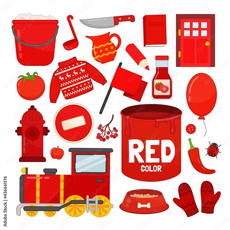 Image result for Objects Red Color