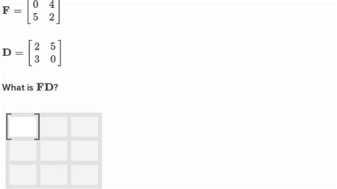 Image result for Matrix Practice Problems