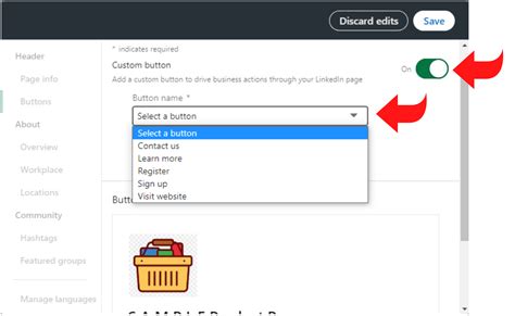 Toradh íomhá ar Personalized Click Button