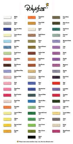 Image result for Sulky Rayon Thread Color Chart