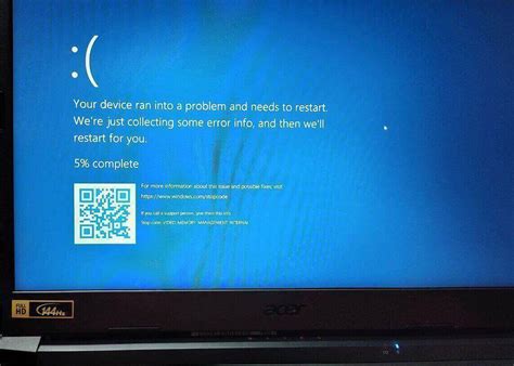 Image result for Memory Error Blue Screen Windows 1.0