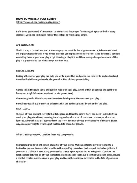 Image result for We Play Script