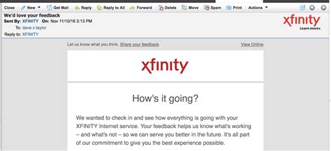 Image result for Xfinity Email New Interface