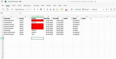 Image result for Building a Task Tracker On Excel