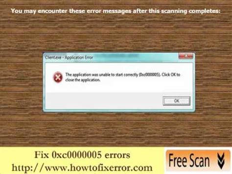 Image result for How to Solve Error 0Xc0000005