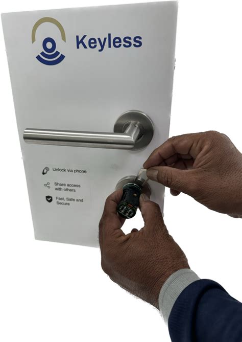 Image result for Battery Compartment On Keyless Push Button Door Lock