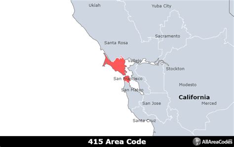 Toradh íomhá ar Area Code 415 California