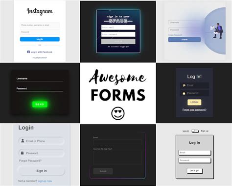 Content Sample Form HTML and CSS に対する画像結果