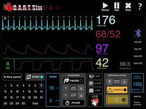 ECG Simulator に対する画像結果