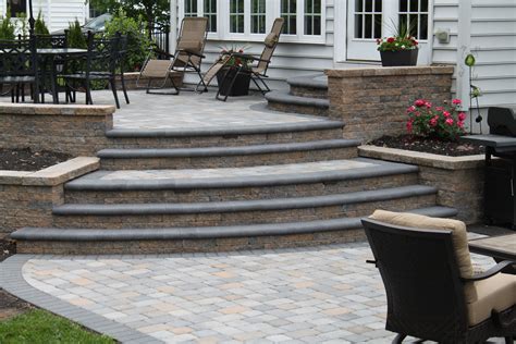 Image result for Multi-Level Steps for Patio