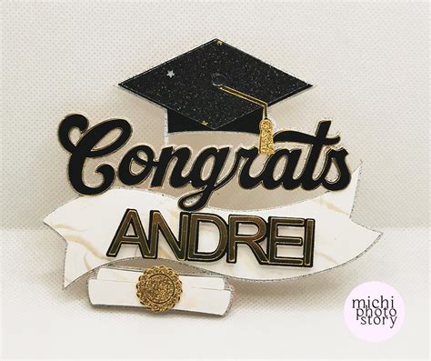 Graduation Cake Topper Printable に対する画像結果