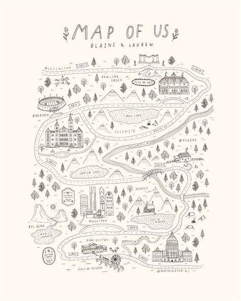 Image result for Custom Hand Drawn Map