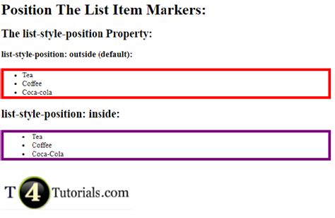 Image result for How We Change Position of Order List in HTML