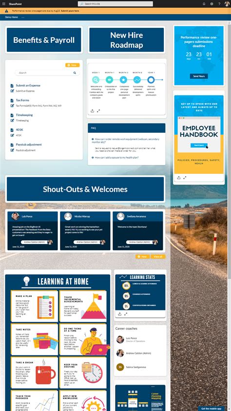 Afbeeldingsresultaten voor SharePoint Portal Examples