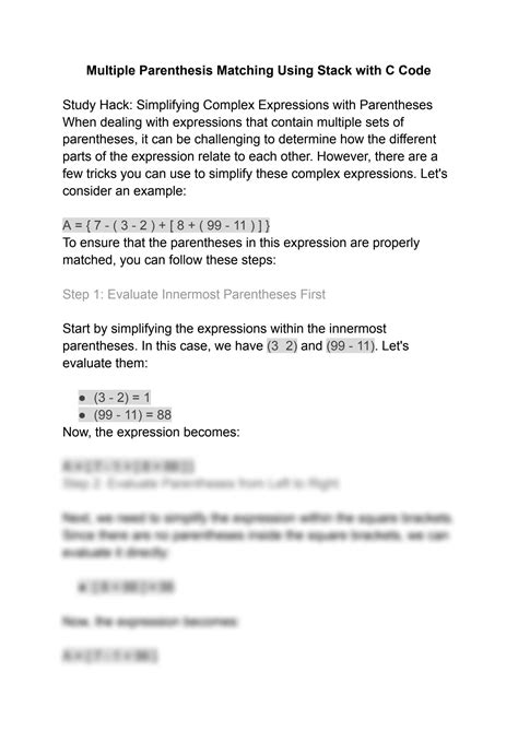 Image result for Parenthesis Checker Using Stack Easy C Code with Output