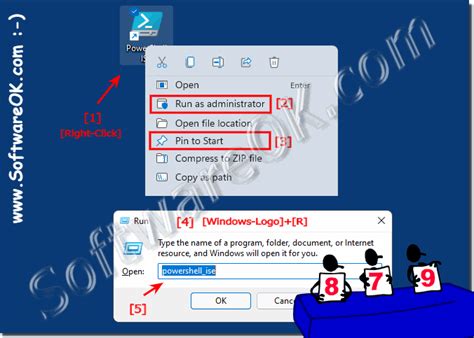 Toradh íomhá ar Desktop Shortcut to Run PowerShell Command