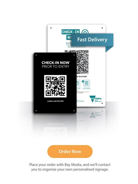 Image result for QR Code Worksite Check-in Check Out Signs