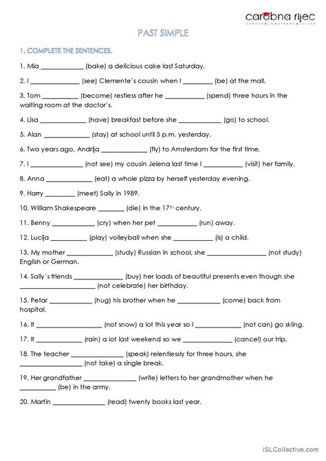 Image result for Past Simple Questions Exercises