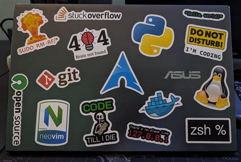 Toradh íomhá ar MacBook Coding Stickers