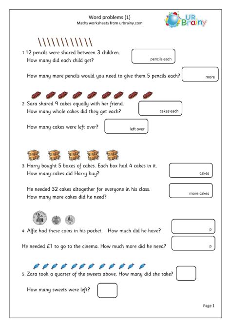 Image result for Solving Word Problems Worksheets