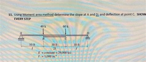 Slope and Deflection Using Moment Area に対する画像結果