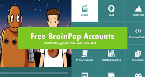 Image result for BrainPOP Password