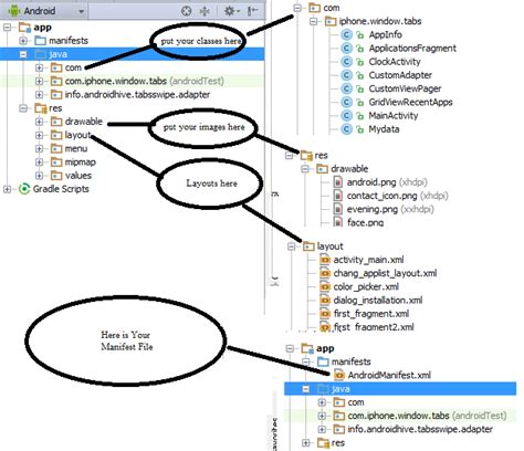 Android Java Folder Structure に対する画像結果