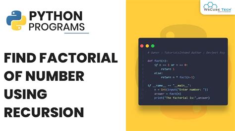 Image result for Factorial Number in Python