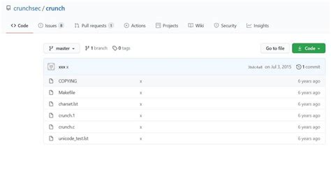 Image result for Crunch Command Syntax