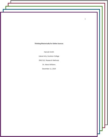 APA Format College Essay Examples に対する画像結果