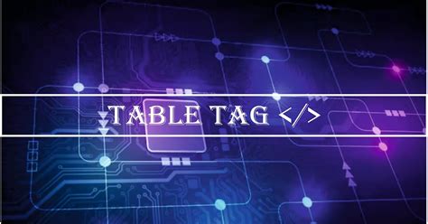 Image result for Define Table Tag in HTML