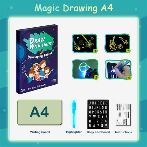 Image result for Magic LED Light Drawing Pad